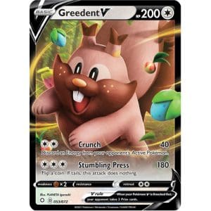 Pokemon TCG: Single Card - Shining Fates: Greedent V (Pack to Sleeve)
