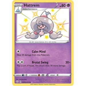 Pokemon TCG: Single Card - Shining Fates: Hattrem (Pack to Sleeve)
