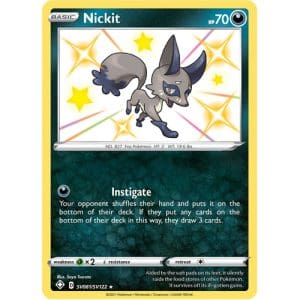 Pokemon TCG: Single Card - Shining Fates: Nickit (Pack to Sleeve)