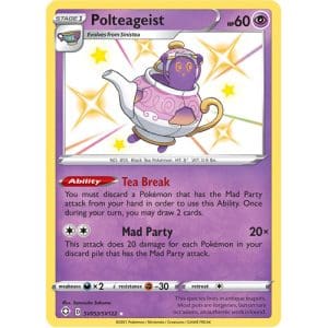 Pokemon TCG: Single Card - Shining Fates: Polteageist (Pack to Sleeve)