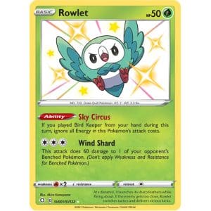 Pokemon TCG: Single Card - Shining Fates: Rowlet (Pack to Sleeve)