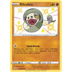 Pokemon TCG: Single Card - Shining Fates: Silicobra (Pack to Sleeve)