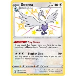 Pokemon TCG: Single Card - Shining Fates: Swanna (Pack to Sleeve)