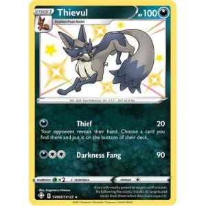 Pokemon TCG: Single Card - Shining Fates: Thievul (Pack to Sleeve)