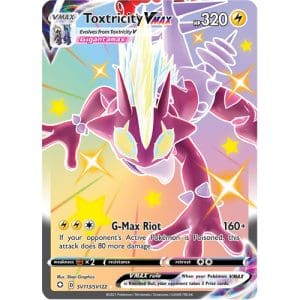 Pokemon TCG: Single Card - Shining Fates: Toxtricity VMAX (Pack to Sleeve)