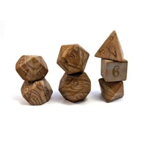 Level Up Dice - Raised Egyptian Marble