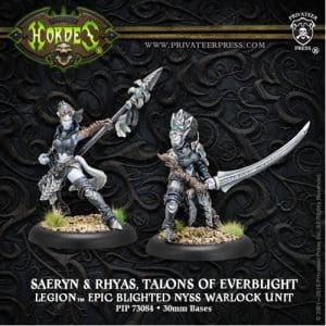 Saeryn & Rhyas, Talons Of Everblight Legion Epic Blighted Nyss Warlock Unit