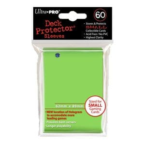 Small Lime Green Deck Protector Sleeves