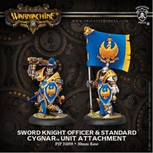 Sword Knight Officer & Standard