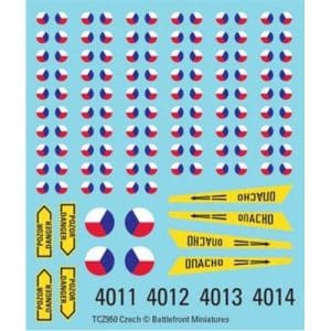 Team Yankee: Czech Decals