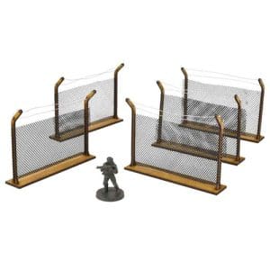The Walking Dead: Chain-Link Fences MDF Scenery Set