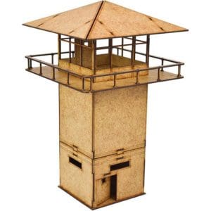 The Walking Dead: Prison Tower MDF Scenery Set