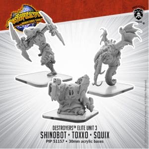 Toxxo, Squix, and Shinobot