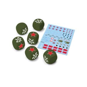 U.S.S.R. Dice (x6) & Decal (x1)