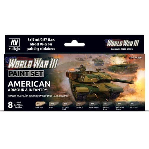 WWIII American Armour & Infantry