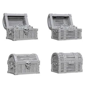 Wizkids Unpainted Miniatures: Chests (Wave 2)