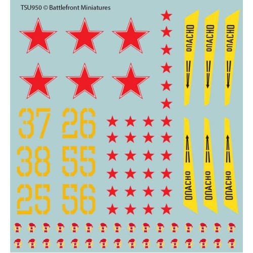 World War III: Soviet Decal Set World War III: Soviet Decal Set
