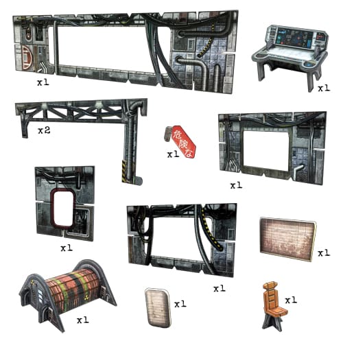 Cyberpunk Girders and Accessories