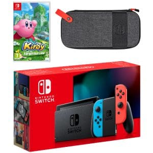 Kirby and the Forgotten Land with Neon Nintendo Switch Bundle