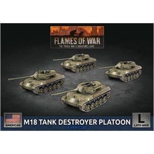 M18 Hellcat (76mm) Tank Destroyer Platoon (x4 
Plastic)