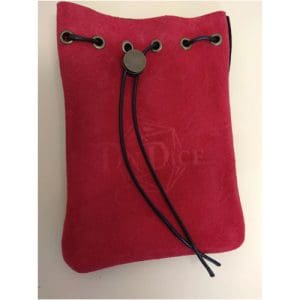 DnDice Adventure Gear: Suede Red/Blue Bag of Holding