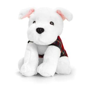Keeleco: 20cm Westie in Tartan Coat
