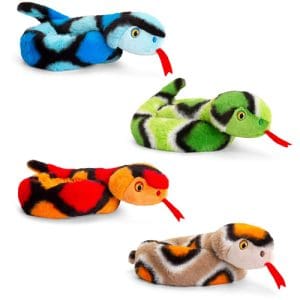 Keeleco: 65cm Coiled Snakes 4 - Assorted (One Supplied)