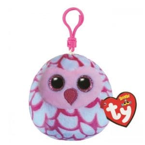 Pinky Owl Squishy Beanie Clip