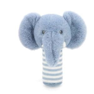 14cm Keeleco Baby Ezra Elephant Stick Rattle
