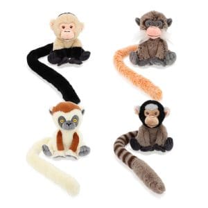 18cm Keeleco Monkey Tails 4 - Assorted (One Supplied)
