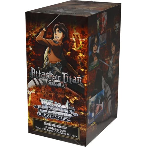 *A Grade* Weiss Schwarz: Attack On Titan (Reprint) - Booster Box *A Grade* Weiss Schwarz: Attack On Titan (Reprint) - Booster Box