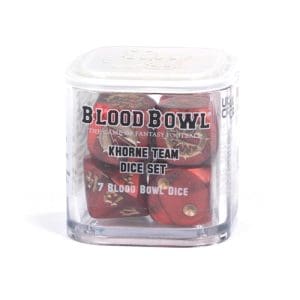 *B Grade* Blood Bowl: Khorne Team Dice Set