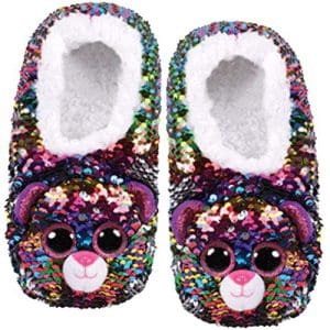 *B Grade* Dotty Leopard Slippers Sequin - Small