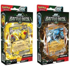 Pokemon TCG: Scarlet & Violet - Ex Battle Deck - Lucario/Ampharos 2 Set