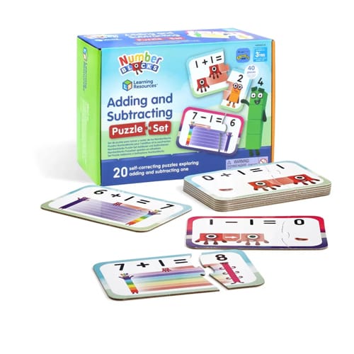 Numberblocks Adding and Subtracting Puzzle Set