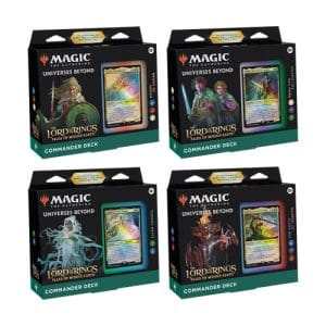 Magic: the Gathering - Lord of the Rings: Tales of Middle-Earth Commander Deck Display 4 Set