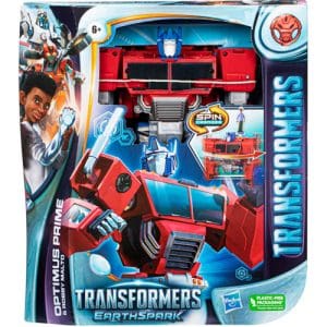 Transformers Earthspark Spinchanger Optimus Prime