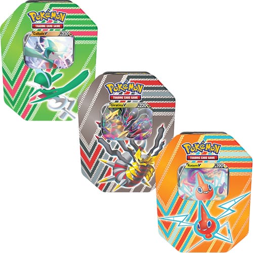 *A Grade* Pokemon TCG: Hidden Potential Tins - Gallade V/Giratina V/Rotom V (3-set) *A Grade* Pokemon TCG: Hidden Potential Tins - Gallade V/Giratina V/Rotom V (3-set)