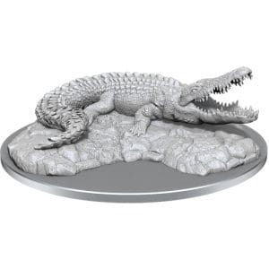 Giant Crocodile: WizKids Deep Cuts Unpainted Miniatures (W21)