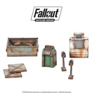 Fallout: Wasteland Warfare Terrain Expansion Boston Street Scatter