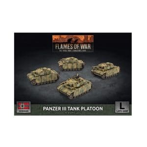 Panzer III Tank Platoon (x4 Plastic)