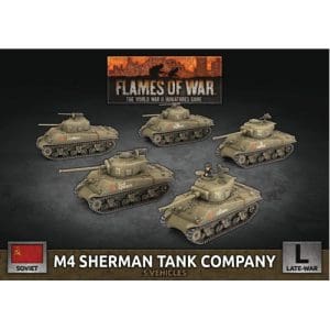 M4 Sherman Tank Company (x5 Plastic)
