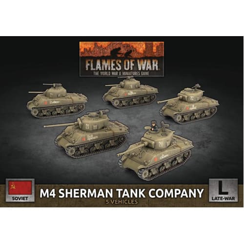M4 Sherman Tank Company (x5 Plastic)