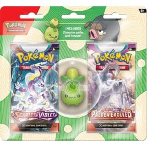 Pokemon TCG: Back to School Eraser Blister (2023) CASE Smoliv