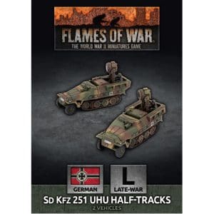 Sd Kfz 251 Uhu Halftracks (x2)