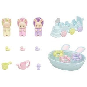 Sylvanian Families Triplets Baby Bathtime Set