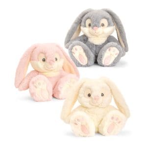 22cm Keeleco Patchfoot Rabbits 3 Assorted
