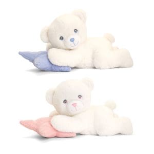 25cm Keeleco Baby Bear on Pillow 2 Assorted