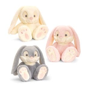 30cm Keeleco Patchfoot Rabbits 3 Assorted