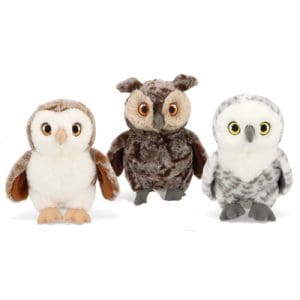 18cm Keeleco Owl 3 Assorted